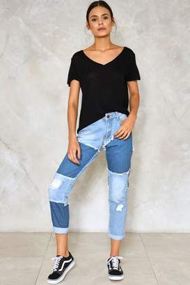Nasty Gal Patch Me If You Can Jeans