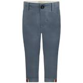 Thumbnail for your product : Gucci GUCCIBaby Boys Blue Garbardine Trousers