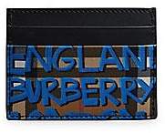 Burberry Men's Graffiti Vintage Check Card Case