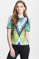 Thumbnail for your product : Milly Print Stretch Top