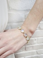 Thumbnail for your product : Irene Neuwirth Rose Cut Rainbow Moonstone Bracelet - Yellow Gold