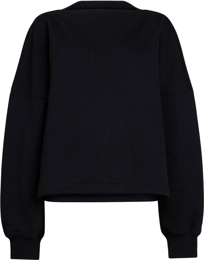 Alaia Boatneck Fleece Sweatshirt