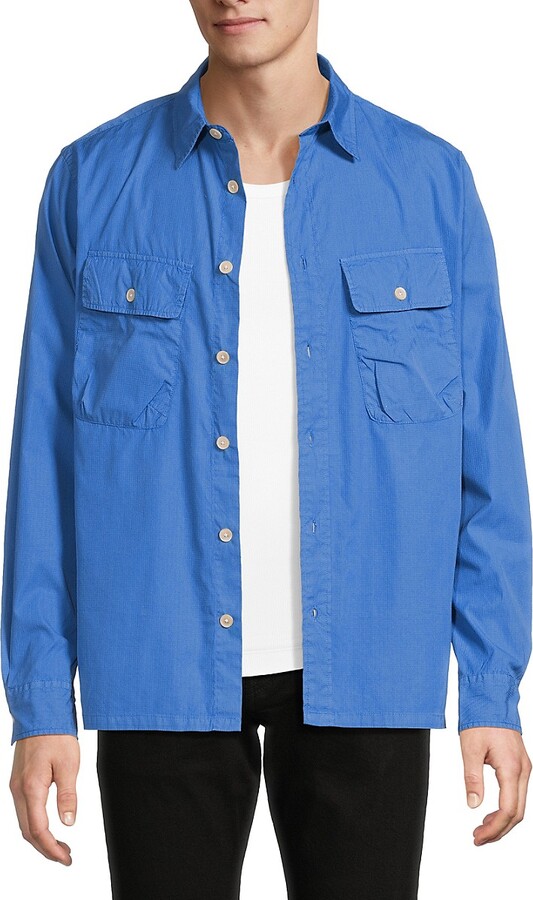 Paul Smith Flap Pocket Cotton Blend Overshirt