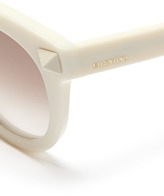Thumbnail for your product : Valentino Rockstud round-frame plastic sunglasses