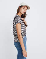 Thumbnail for your product : Madewell Rivet & Thread Oversized Crop Tee in Stripe