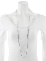 Thumbnail for your product : Christian Dior Crystal Logo Multistrand Necklace