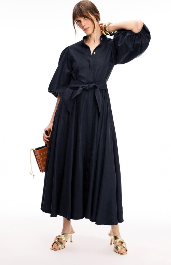 No Pise La Grama Blue Bromelia Dress Blue