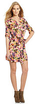 Thumbnail for your product : Collective Concepts Floral Shirtdress