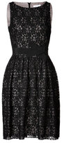 Thumbnail for your product : Paule Ka Lace Dress with Bow Sash