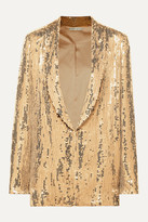 Thumbnail for your product : Alice + Olivia Jace Sequined Tulle Blazer