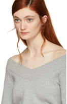 Thumbnail for your product : Alexander Wang Alexanderwang.T alexanderwang.t Grey Cropped Sweater