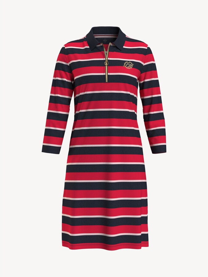 Tommy Hilfiger Essential Slim Fit Stripe Polo Dress - ShopStyle