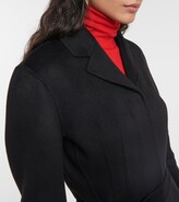 Thumbnail for your product : Sportmax Eva wool and cashmere wrap coat