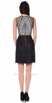 Thumbnail for your product : Kay Unger Sheer Overlay Cut out Cocktail Dress
