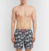 Thumbnail for your product : HUGO BOSS Piranha Mid-Length Printed Swim Shorts