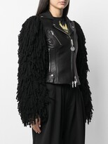 Thumbnail for your product : Diesel Fringed Biker Jacket