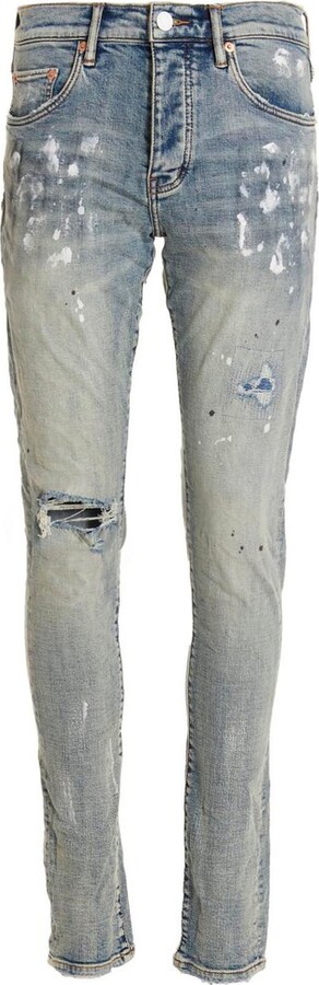 Purple Brand Distressed Skinny Jeans