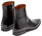 Thumbnail for your product : Givenchy Dallas Crackled-leather Ankle Boots - Mens - Black