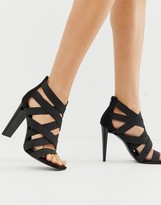 black block heels asos