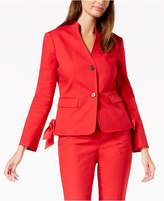Thumbnail for your product : Nine West Bow-Trim Two-Button Blazer