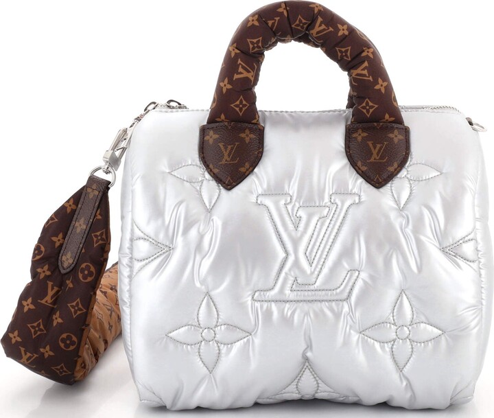 Louis Vuitton Pillow Speedy Bandouliere Bag Monogram Quilted Econyl Nylon 25