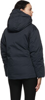 Thumbnail for your product : Ambush Navy & White Reversible Down Hooded Jacket