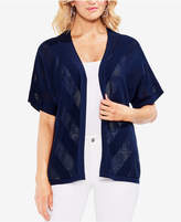 Thumbnail for your product : Vince Camuto Cotton Pointelle Cardigan