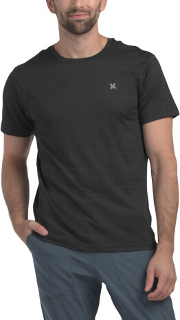 TJMAXX Exist Icon Logo Short Sleeve Spacedye T-Shirt For Men, Polyester