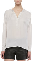 Thumbnail for your product : Vince Long-Sleeve Popover Blouse