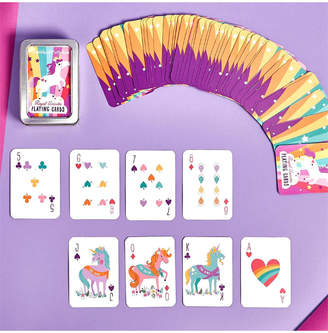Twos Company Two's Company Royal Unicorn Playing Card in Tin Storage Case