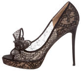 Valentino Bow Heels - ShopStyle