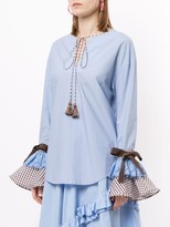 Thumbnail for your product : Silvia Tcherassi Layered Cuff Blouse
