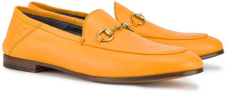 Gucci Yellow Brixton Horsebit Loafers