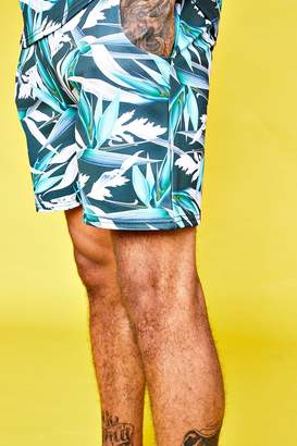 boohoo Palm Print Shorts