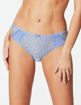 Thumbnail for your product : Marks and Spencer Mesh & Lace Brazilian Knickers