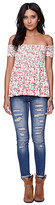 Thumbnail for your product : LA Hearts Smocked Off Shoulder Top