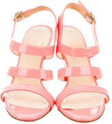 Thumbnail for your product : Kate Spade Patent Leather Wedge Sandals