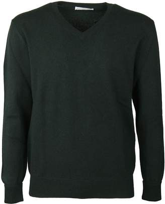 Ballantyne Curved V-Neck Sweater