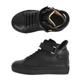 Thumbnail for your product : Buscemi BuscemiBlack Leather 100MM High Tops