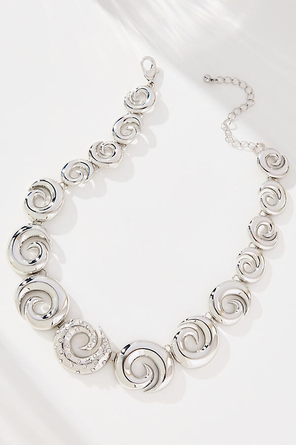 By Anthropologie Swirl Chain Necklace