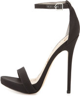Thumbnail for your product : Sam Edelman Eleanor Crepe Ankle-Strap Sandal, Black