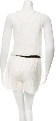Boy By Band Of Outsiders Sleeveless Embroidered Romper w/ Tags