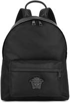 Versace Black Medusa Nylon Backpack 