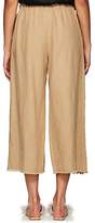 Thumbnail for your product : Raquel Allegra Women's Washed Linen Crop Pants - Camel