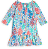 Thumbnail for your product : Lilly Pulitzer Girl's Leaf Print Knit Dress