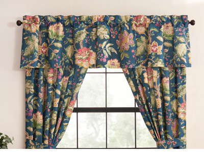 Rose Tree Secret Garden Tailored Window Valance