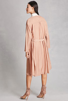 Thumbnail for your product : Forever 21 FOREVER 21+ Miss Truth Longline Belted Coat