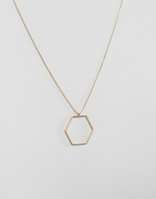 NY:LON Hexagon Necklace