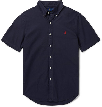 ralph lauren slim fit button down