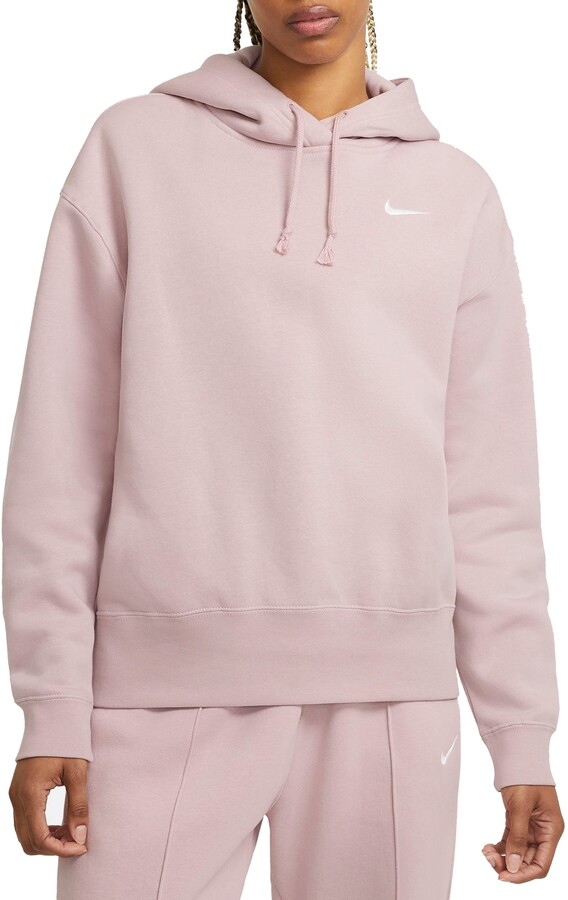 nike hoodie light pink